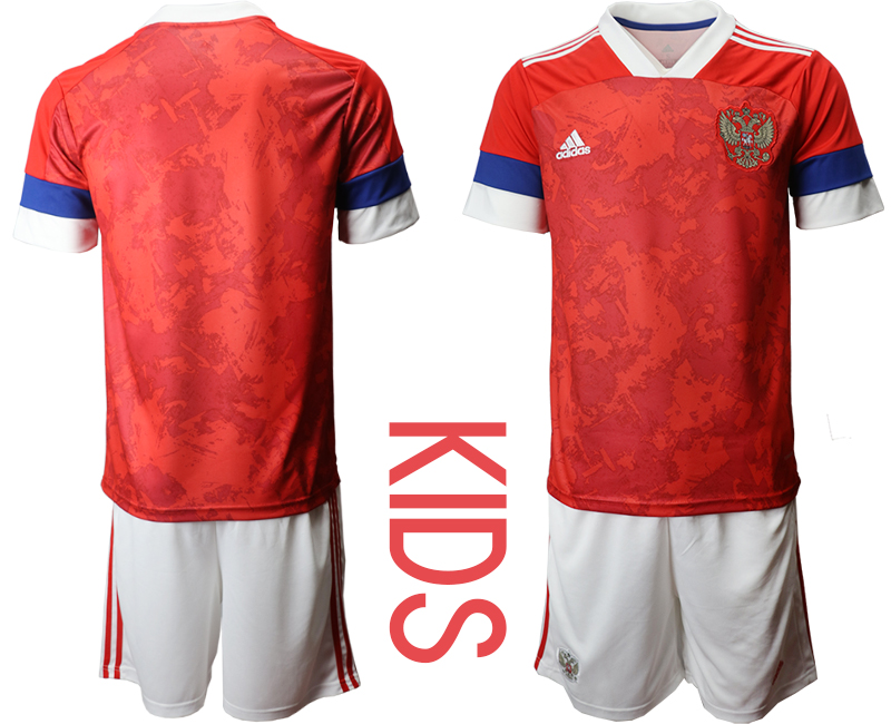 Cheap 2021 European Cup Russia home Youth soccer jerseys